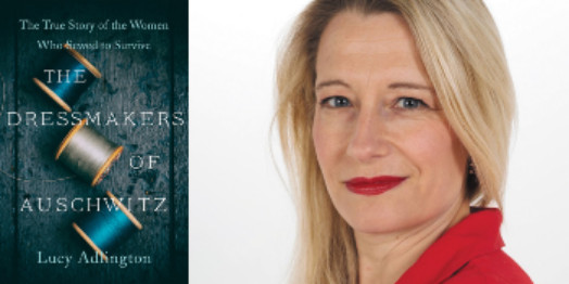 The Dressmakers of Auschwitz book with author Lucy Adlington