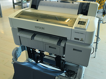 An Epson large format printer.