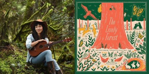 Ginalina and her book The Lively Forest