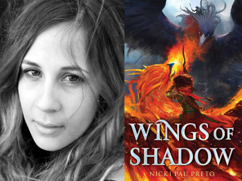 Nicki Pau Preto and her book Wings of Shadow